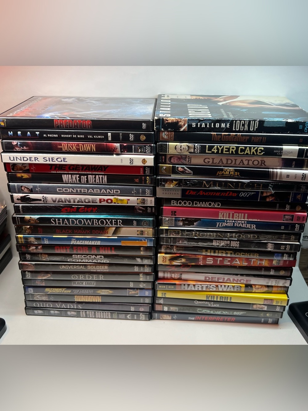Large DVD Movie Collection - 40+ Action and Thriller Movies